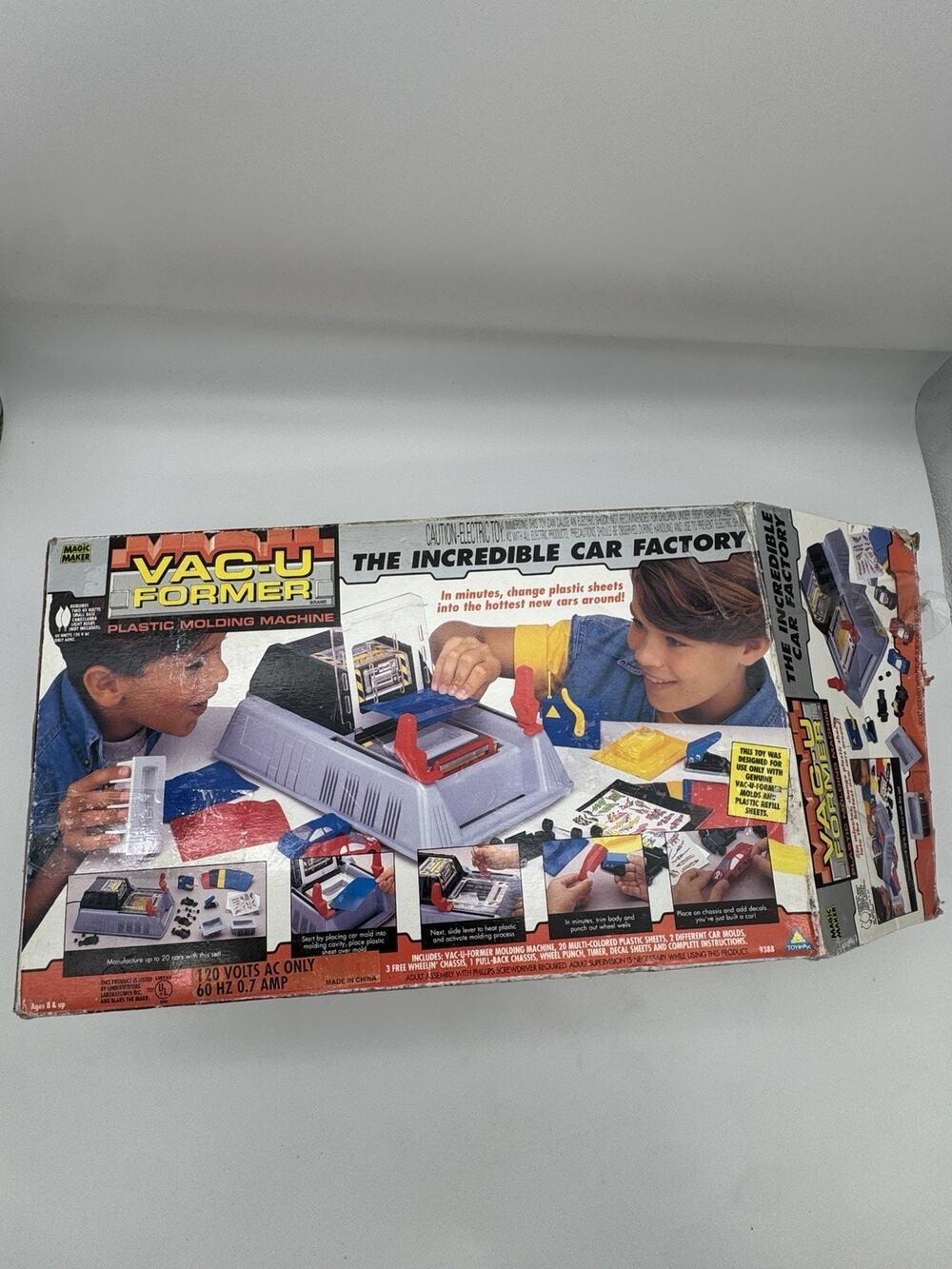 Toymax Magic Maker Vac-U Former Plastic Molding Machine Incredible Car Factory